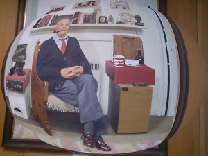 Mr Tony Benn's Portrait at Portcullis House. This portrait Picture was taken By Kefale Alemu